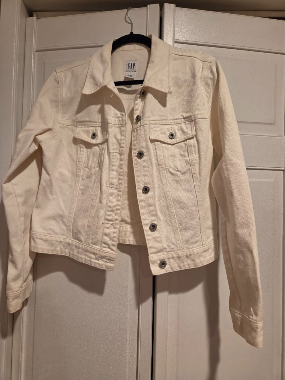 Gap White Jean Jacket